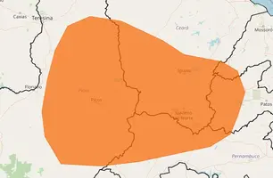 Alerta Laranja (Foto: Inmet)