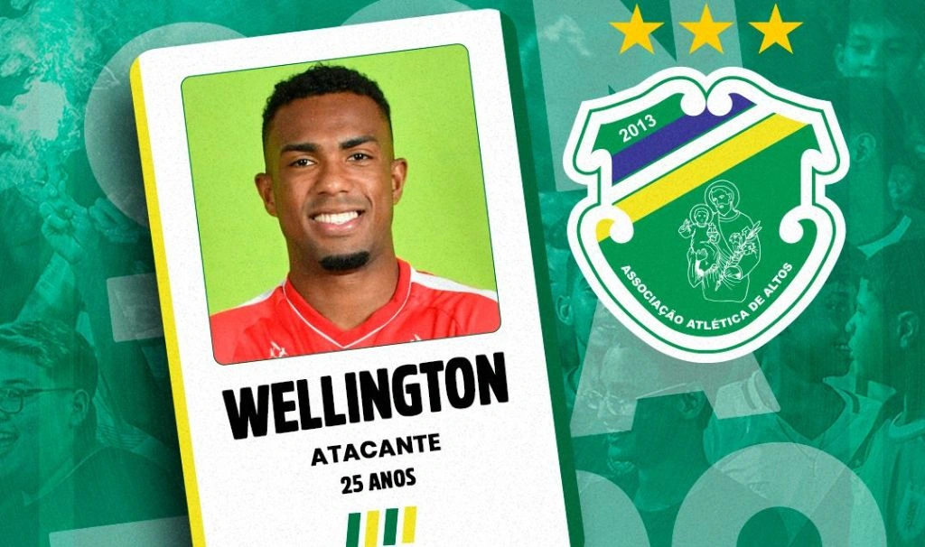 Atacante Wellington Júnior, de 25 anos