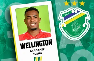 Atacante Wellington Júnior, de 25 anos (Foto: Divulgação/Altos-PI)