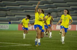 Brasil venceu a Venezuela por 2 a 1 e se classificou para a fase final do Sul-Americano Sub-20 (Foto: Fabio Souza/CBF)