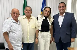 Carla Patrícia Moreira à direita de Georgiano Neto (Foto: Reprodução/Redes Sociais)