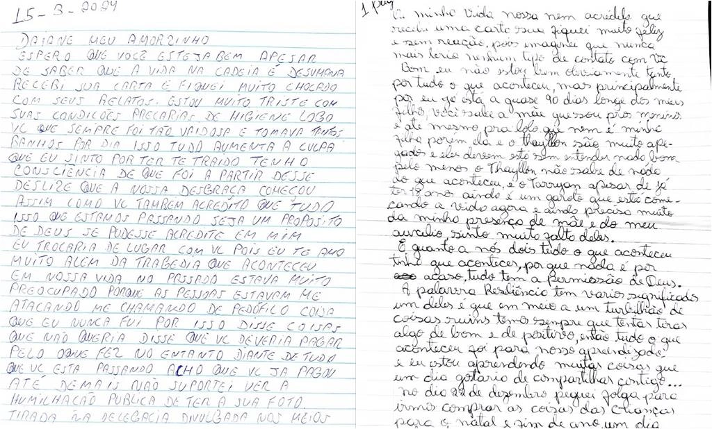 Cartas enviadas pelo casal