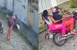 Casal do Crime: criminosos lutam com idoso durante assalto (Foto: Reprodução)