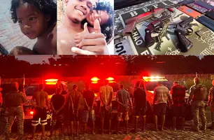 Cinco dos nove suspeitos de matar pai e filha em Teresina são menores de idade (Foto: Reprodução)