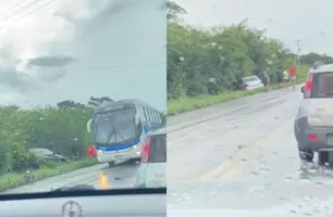 Colisão envolvendo três carros causa capotamento e deixa feridos em Altos (Foto: Reprodução)