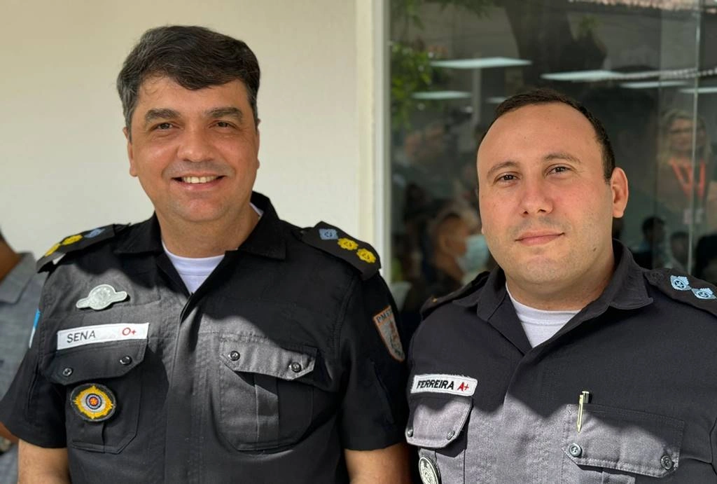Coronel Sena e maior Ferreira