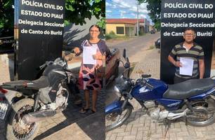 Dez motocicletas que haviam sido roubadas são restituídas em Canto do Buriti (Foto: Reprodução/Polícia Civil)