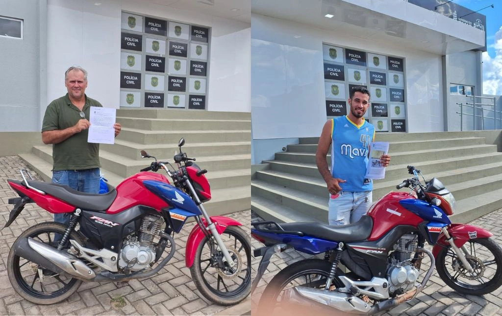Dez motocicletas que haviam sido roubadas são restituídas em Canto do Buriti
