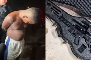 Draco prende três faccionados com fuzil militar e muitas drogas em Teresina (Foto: Conecta Piauí)