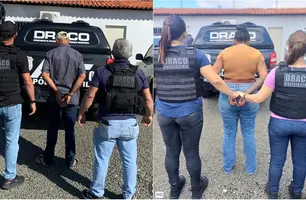 Draco realiza a prisão de foragidos da Justiça na cidade de Teresina e Altos (Foto: Reprodução)