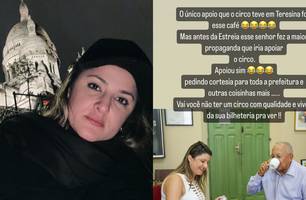 Empresária disse que único apoio de Dr. Pessoa ao Circo Kroner foi um cafézinho (Foto: Reprodução/Instagram)