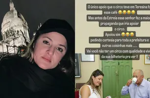 Empresária disse que único apoio de Dr. Pessoa ao Circo Kroner foi um cafézinho (Foto: Reprodução/Instagram)