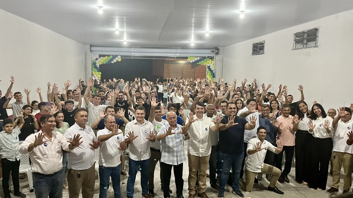 Evento de lançamento da pré-candidatura do professor Amaral em Cocal dos Alves