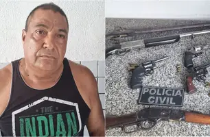 Ex-policial civil é preso suspeito de comércio ilegal de armas em Teresina (Foto: Reprodução)
