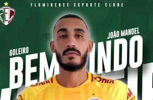 Fluminense-PI anuncia goleiro João Manoel para reforçar equipe na série D (Foto: Divulgação/Fluminense-PI)
