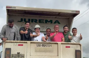 Governador inaugura obras (Foto: Bruno Simeão / Conecta Piauí)