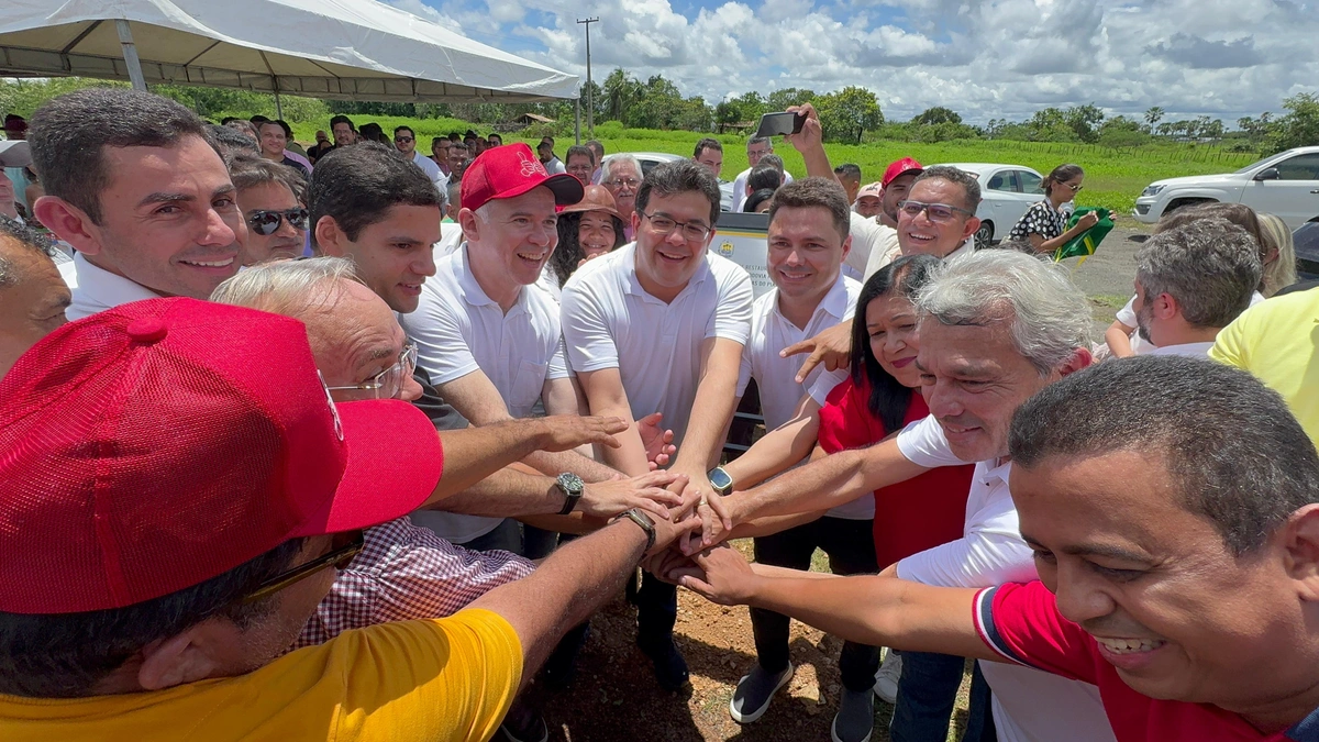Governador Rafael Fonteles inaugura obras em Lagoa Alegre