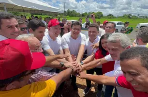 Governador Rafael Fonteles inaugura obras em Lagoa Alegre (Foto: Bruno Simeão / Conecta Piauí)