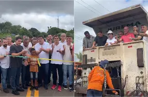 Governo inaugura pavimentações asfálticas que ligam a cidade de Lagoa Alegre (Foto: Reprodução)