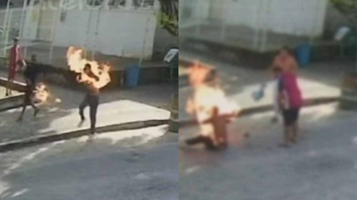 Homem é preso após atear fogo em suspeito de matar seu irmão