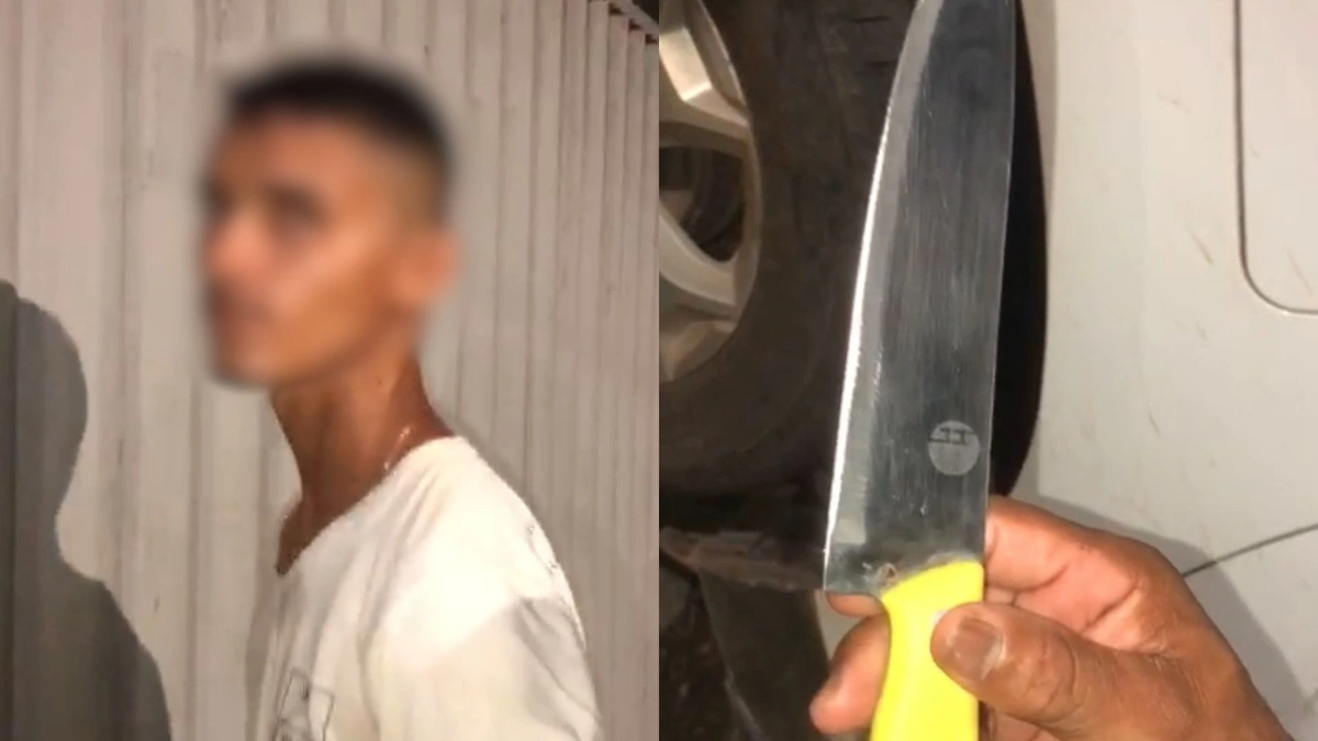 Homem é preso com faca após quebrar medida protetiva de mulher grávida no Piauí