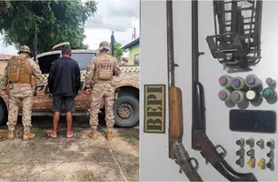 Homem é preso (Foto: Reprodução)