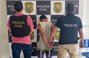 Jovem de 19 anos é preso acusado de dois homicídios no município de Bom Jesus (Foto: Reprodução/Polícia Civil)