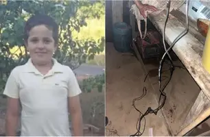 Menino de 11 anos morre após pegar em fio e sofrer descarga elétrica no Piauí (Foto: Reprodução)