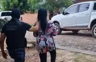 Mulher é presa suspeita de participar de assassinato em festa em José de Freitas (Foto: Reprodução)