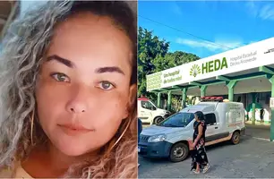 Mulher morre no hospital (Foto: Reprodução)