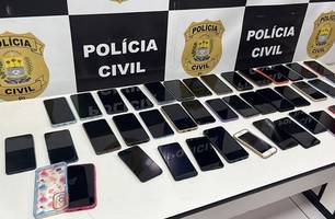Mulher que saiu em ônibus de Timon é presa com 43 celulares roubados (Foto: Divulgação)