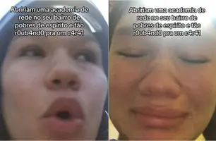 Mulher tem garrafinha furtada (Foto: Reprodução)