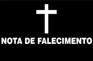 Nota de Falecimento (Foto: Reprodução)