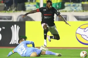 O Rubro Negro carioca perdeu por 2x1 a 3.637 metros acima do mar contra o Bolívar (Foto: Divulgação/Flamengo-RJ)