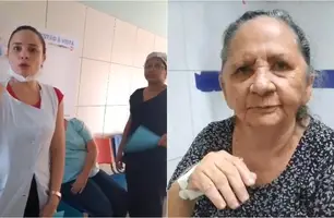 Pacientes e funcionários denunciam calor e superlotação em hospital de Teresina (Foto: Reprodução)