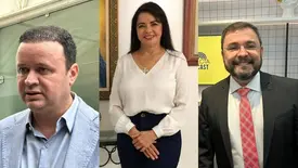 Paulo Márcio, Teresa Britto e Fábio Novo (Foto: Montagem/Conecta Piauí)