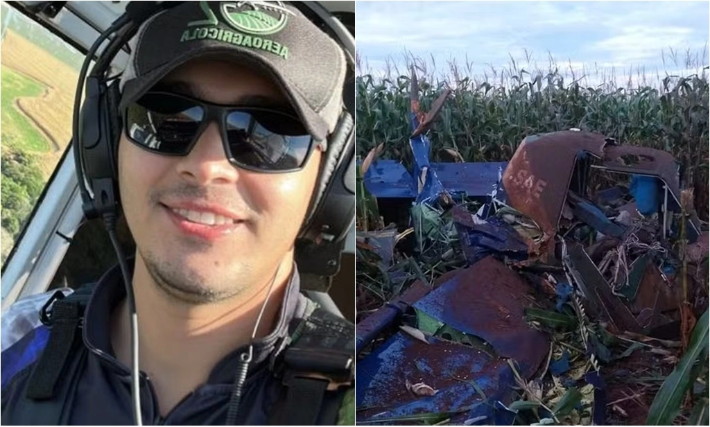 Piloto morreu na queda do avião