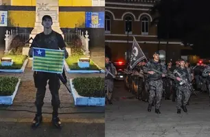 PM é o primeiro do Piauí a concluir Curso de Patrulhamento Tático da polícia de SP (Foto: Divulgação)