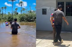 Polícia prende homem que atacou cunhado com golpes de facão na cabeça no Piauí (Foto: Divulgação)