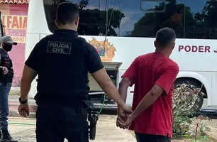 Polícia prende homem suspeito de furtar bateria e cabos de caminhão em Teresina (Foto: Reprodução)