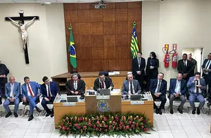 Posse do desembargador Sebastião Ribeiro Martins (Foto: Naiane Feitosa / Conecta Piauí)