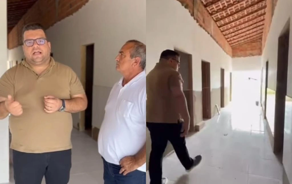 Prefeito Saulo Trajano visita seguimento das obras da nova UBS de Passagem Franca