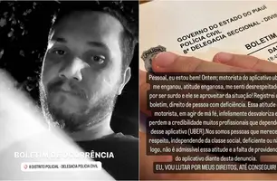 Realizou um Boletim de Ocorrências (Foto: Reprodução)