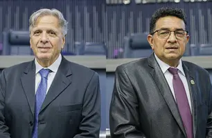 Renato Berger e Valdemir Virgin (Foto: Câmara de Teresina)