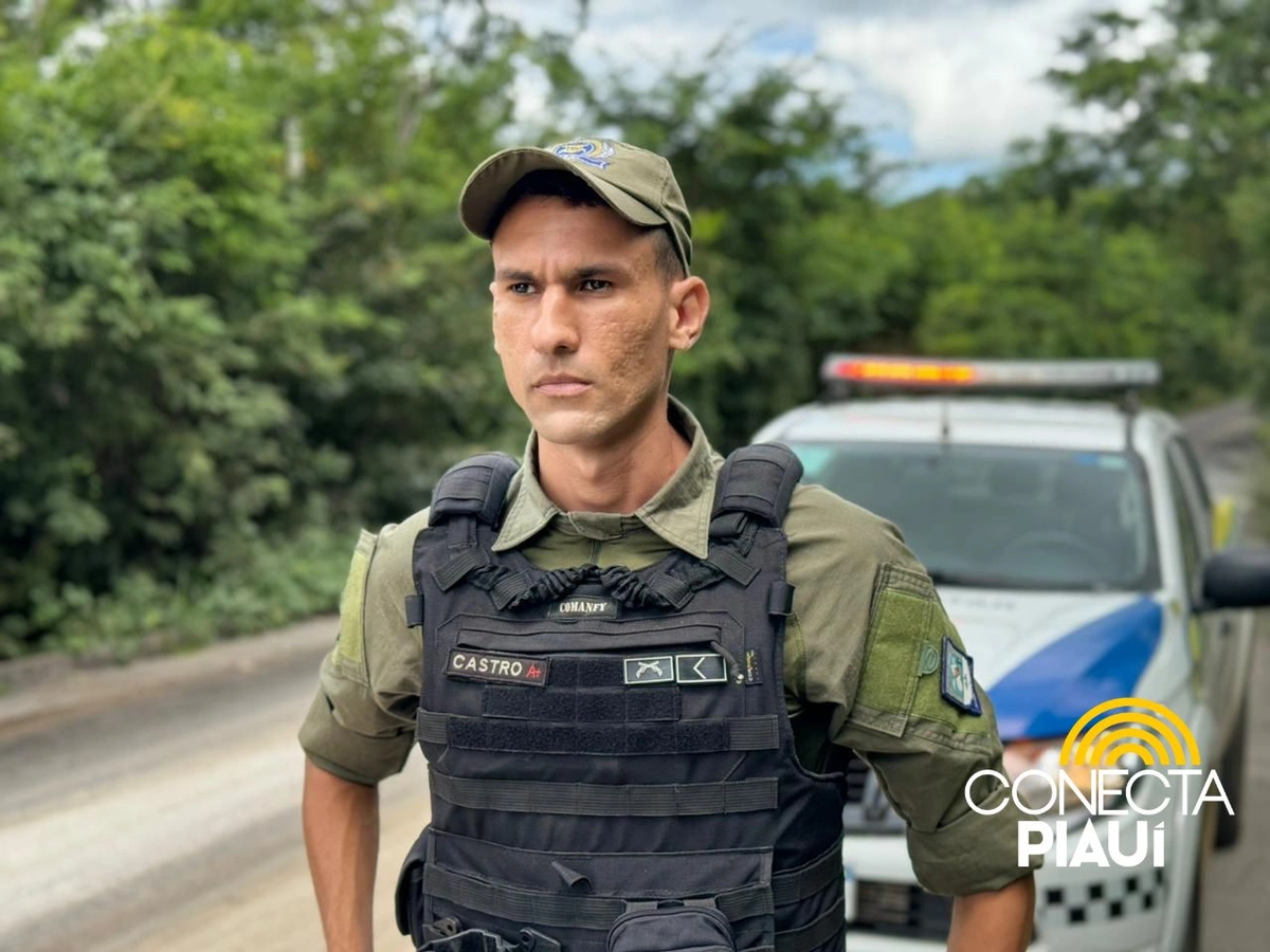 Soldado Castro, da 2ª CIA de Polícia Militar de Colônia do Gurgueia