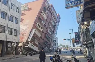 Terremoto de 7,5 em Taiwan desencadeia desabamentos e alerta de tsunami no Japão (Foto: Reprodução)