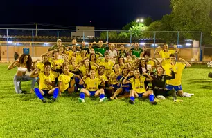 Tiradentes-PI feminino faz história e passa de fase pela primeira vez no Brasileiro A3 (Foto: Pedro Melo/Conecta Piauí)