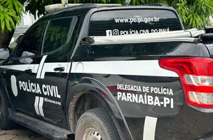 Viatura da Polícia Civil de Parnaíba (Foto: Naiane Feitosa/Conecta Piauí)