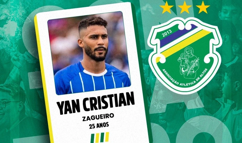 Zagueiro Yan Cristian, 23 anos