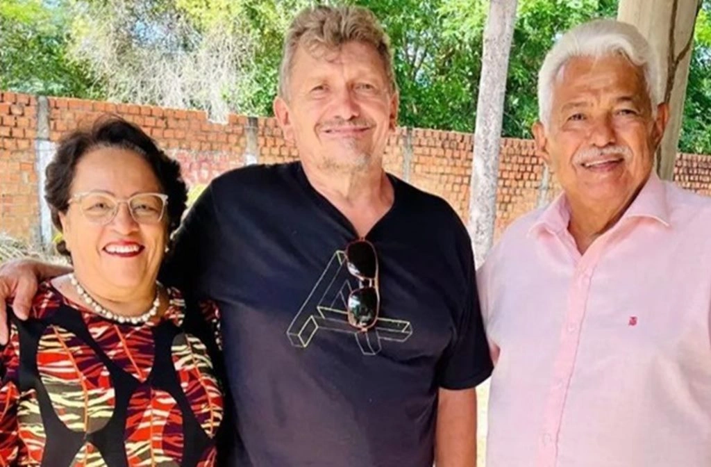 Acima Socorro Waquim, João Borges e o ex-deputado Sétimo Waquim